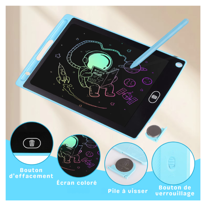 ColorPad — Tablette d’écriture LCD enfant